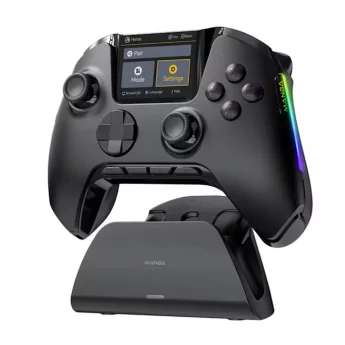 Геймпад Manba One V2 Black з дисплеєм та RGB підсвіткою