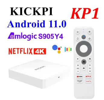 TV Box KICKPI KP1 2/32Gb Amlogic S905Y4 Android TV 12