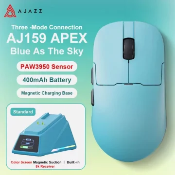 Миша AJAZZ AJ159 APEX PAW3950 42000DPI Blue