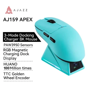 Миша AJAZZ AJ159 APEX PAW3950 42000DPI Blue