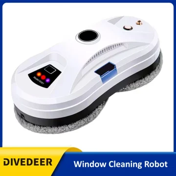 Робот для миття вікон DIVEDEER White з авто-розпилювачем