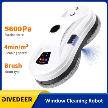 Робот для миття вікон DIVEDEER White з авто-розпилювачем