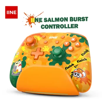 Геймпад IINE Salmon Burst Controller Orange + Док-станція