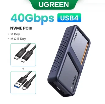 Зовнішній адаптер Ugreen CM642 40Gbps M.2 NVMe SSD to USB