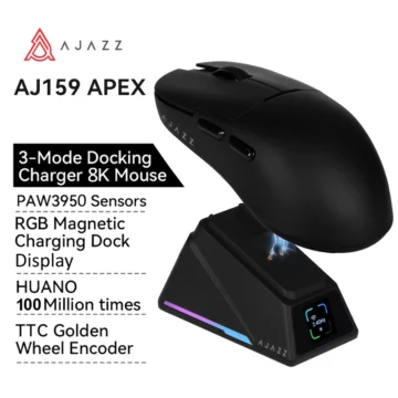 Миша AJAZZ AJ159 APEX PAW3950 42000DPI Black