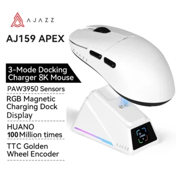 Миша AJAZZ AJ159 APEX PAW3950 42000DPI White