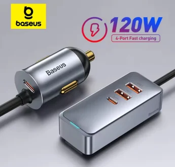 Зарядний пристрій Baseus Car Charger 120W