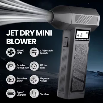 Турбовентилятор Violent P30 Turbo Jet Fan 130000 RPM Black