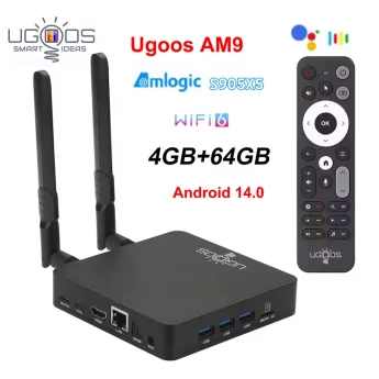 TV Box Ugoos AM9 Amlogic S905X5 4/64 WIFI6 AIPQ AISR
