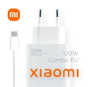 Зарядний пристрій Xiaomi 120W Charger White + кабель