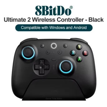 Геймпад 8Bitdo Ultimate 2 Windows/Android TMR Black + Док-станція