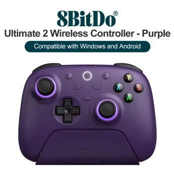 Геймпад 8Bitdo Ultimate 2 Windows/Android TMR Violet + Док-станція