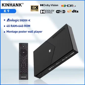 TV Box Kinhank K9 Amlogic S928X-K 4/64Gb WIFI6 AI-SR