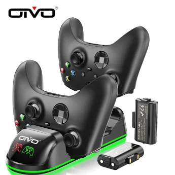 Док-станция для геймпадов OIVO Xbox Series X/S + 2 аккумулятора