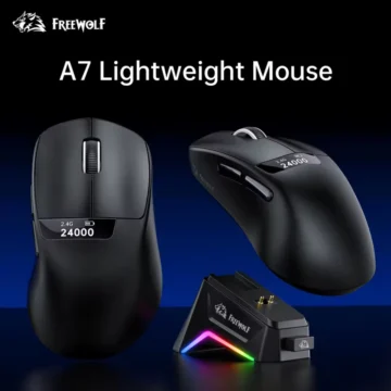 Миша FreeWolf A7 PAW3311 24000DPI Black