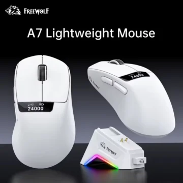 Миша FreeWolf A7 PAW3311 24000DPI White