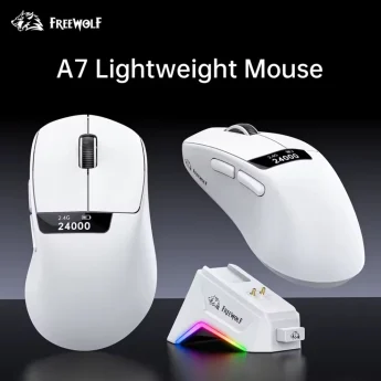 Миша FreeWolf A7 PAW3311 24000DPI White