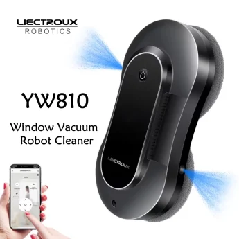 Робот для миття вікон Liectroux YW810 з авто-розпилювачем, управління зі смартфона