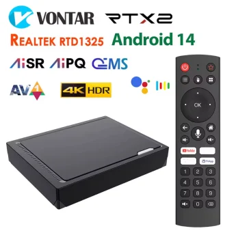 TV Box Vontar RT-X2 4/64 Realtek RTD1325 AiPQ AiSR QMS-VRR