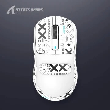 Миша Attack Shark X3 PAW3395 26000DPI White