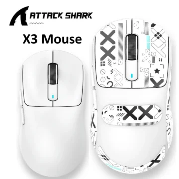 Миша Attack Shark X3 PAW3395 26000DPI White