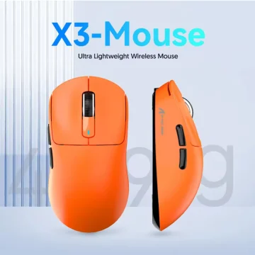 Миша Attack Shark X3 PAW3395 26000DPI Orange