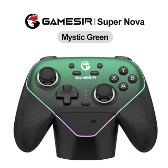 Геймпад GameSir Super Nova Mystic Green + Док-станція