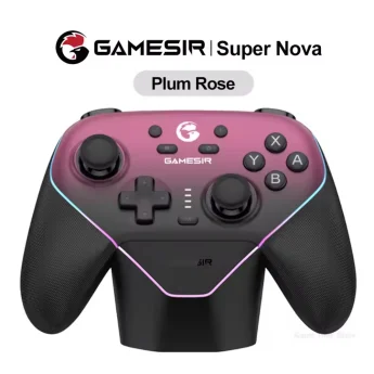 Геймпад GameSir Super Nova Plum Rose + Док-станція