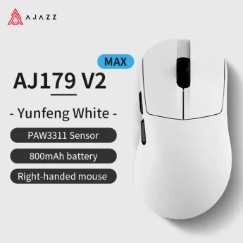 Миша AJAZZ AJ179V2 Max PAW3311 12000DPI White