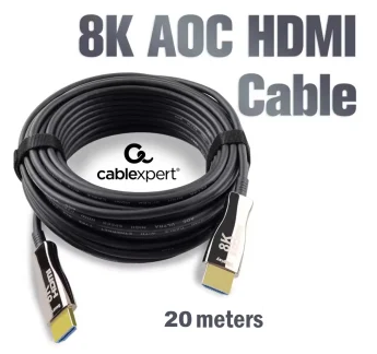 Кабель HDMI v2.1 8К/60Hz 20м оптичний AOC Fiber Optic Cable