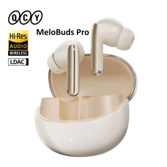 Навушники QCY MeloBuds Pro Hi-Res LDAC Hybrid ANC Gold
