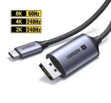 Кабель Ugreen USB-C to DisplayPort DP1.4 8K/60Hz 3м
