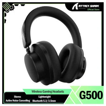Навушники Attack Shark G500 Black Hi-Res ANC BT5.3 Microphone
