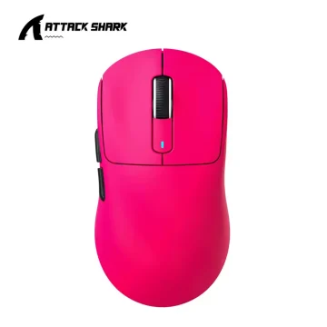 Миша Attack Shark X3 PAW3395 26000DPI Berry Red