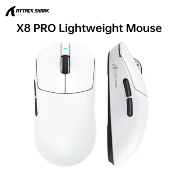 Миша Attack Shark X8 Pro PAW3395Pro 40000DPI White