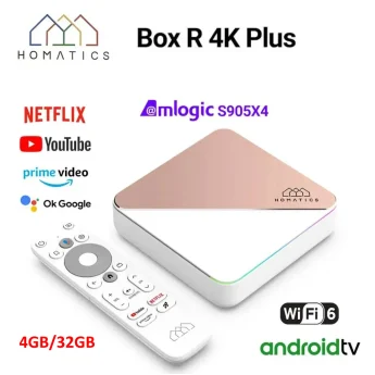 TV Box HOMATICS Box R 4K Plus 4/32 Amlogic S905X4 WiFi6