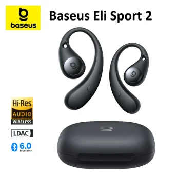 Навушники Baseus Eli Sport 2 Open-Ear True Wireless Earbuds Black