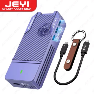 Зовнішній адаптер JEYI Fan 40Gbps M.2 NVMe SSD to USB4.0