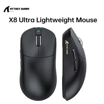 Миша Attack Shark X8 Ultra PAW3950Max 42000DPI Black