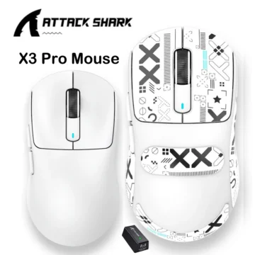Миша Attack Shark X3Pro PAW3395 80000Hz White
