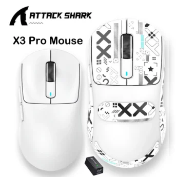 Миша Attack Shark X3Pro PAW3395 80000Hz White
