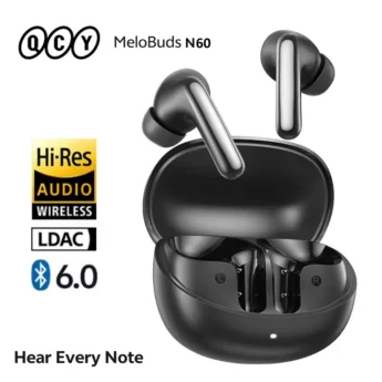 Навушники QCY MeloBuds N60 Hi-Res LDAC PureSilenz ANC AI Black