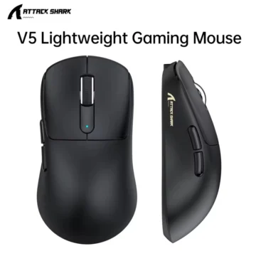 Миша Attack Shark V5 PAW3950Max 42000DPI Black