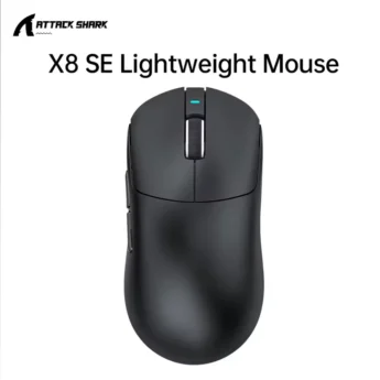 Миша Attack Shark X8SE PAW3311 25000DPI Black