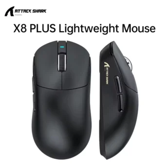 Миша Attack Shark X8 Plus PAW3395Pro 40000DPI Black