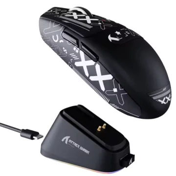 Миша Attack Shark G3PRO PAW3311 25000DPI Black
