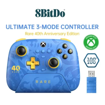 Геймпад 8Bitdo Ultimate 3 Rare 40th Anniversary Edition + Док-станція