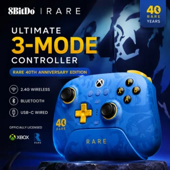 Геймпад 8Bitdo Ultimate 3 Rare 40th Anniversary Edition + Док-станція