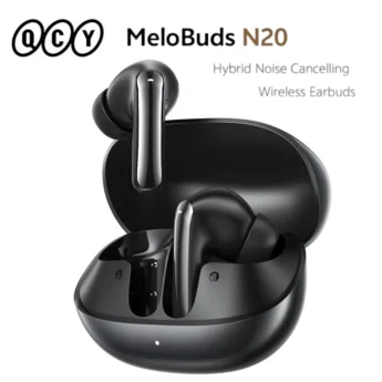 Навушники QCY MeloBuds N20 ANC -50dB BT6.0 Multipoint Black