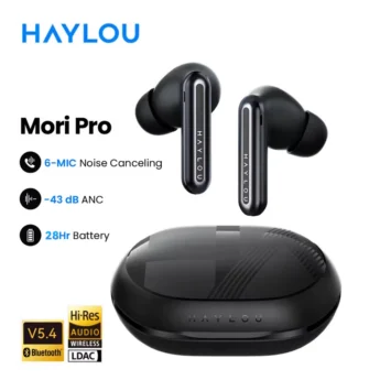 Навушники HAYLOU Mori Pro Hi-Res LDAC Adaptive Hybrid ANC Black